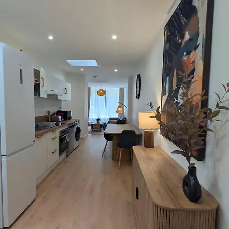 Chic 3-bedroom Apartment-patio-garden-downtown