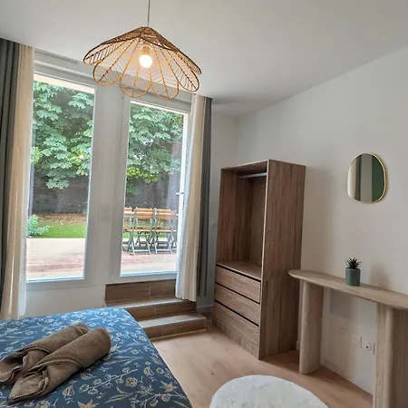 Chic 3-bedroom Apartment-patio-garden-downtown Amiens
